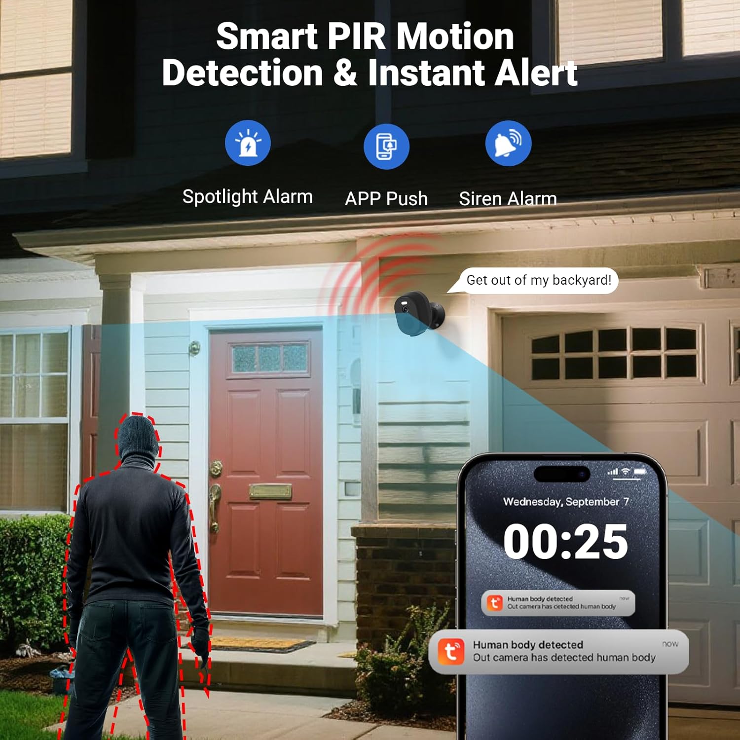 4MP Outdoor WIFI Battery Camera C364